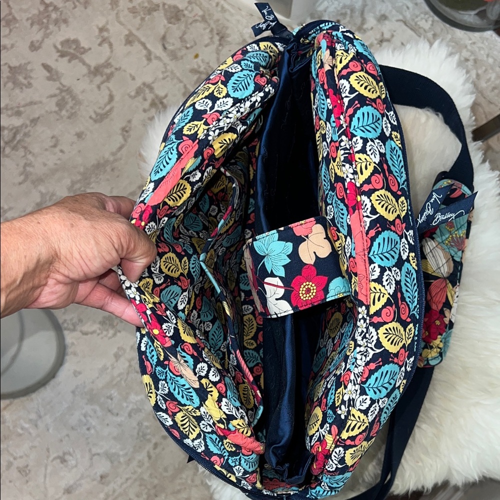 Vera Bradley Floral Weekend Traveler Bag - Picture 5 of 10